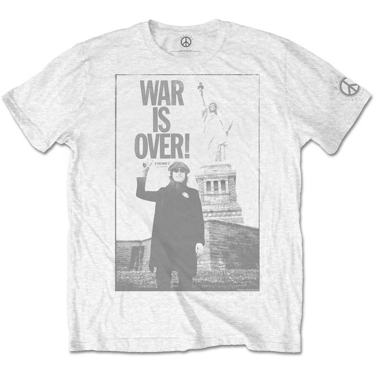 The Beatles John Lennon Paul McCartney Official Tee T-Shirt Mens Unisex