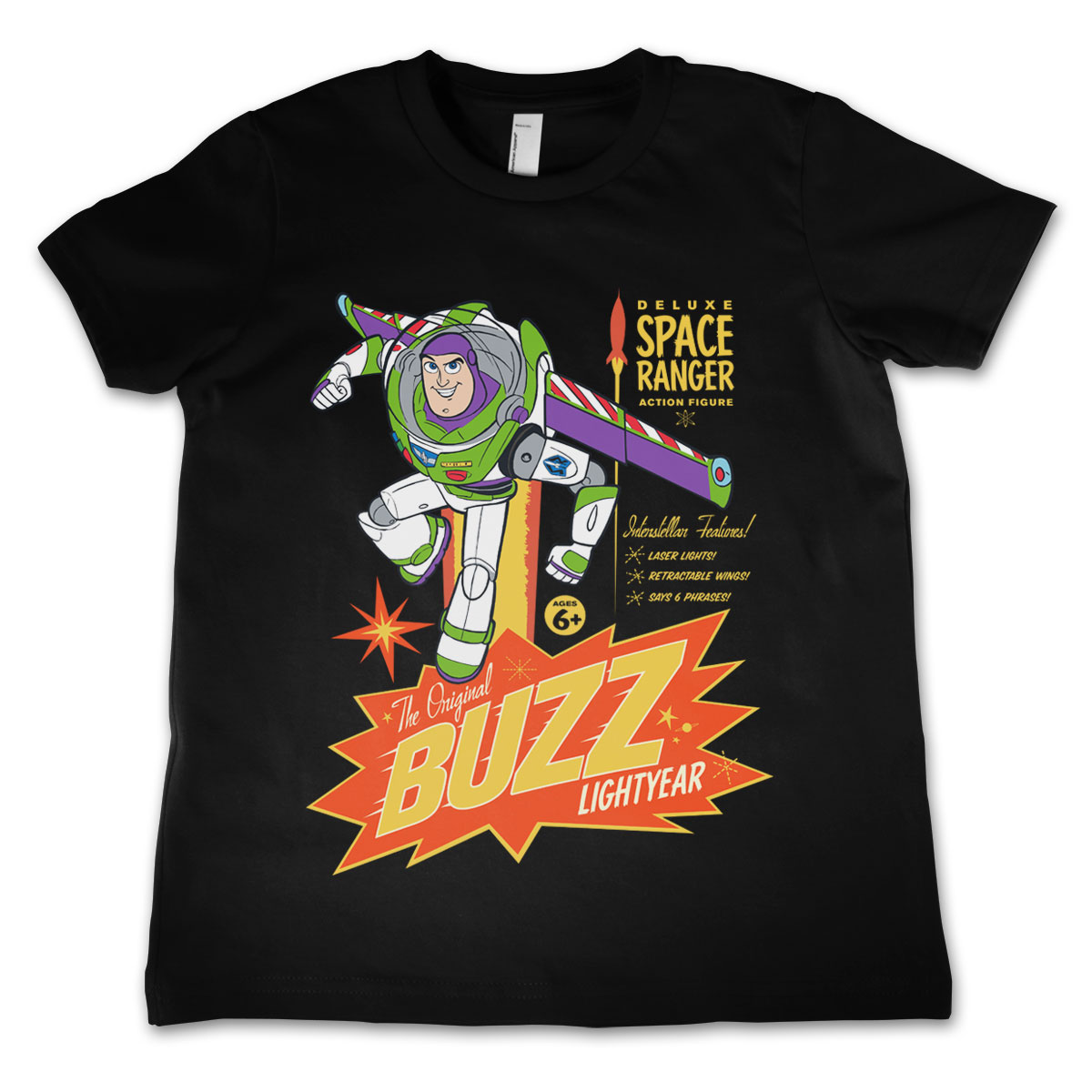 Buzz Lightyear Toy Story Pixar Official Childrens Tee T