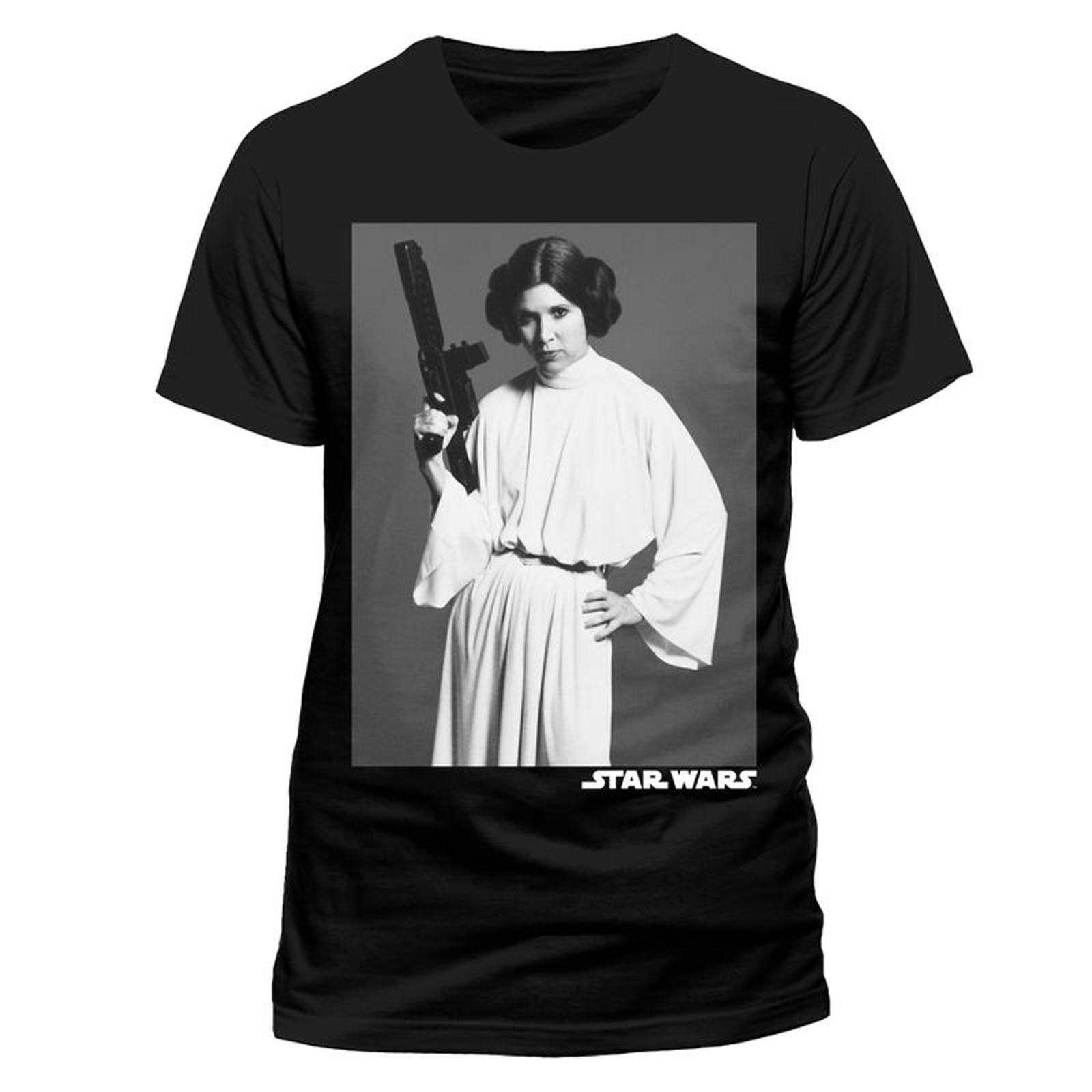 Star Wars Men/'s Graphic Tee Princess Leia T-shirt color Black