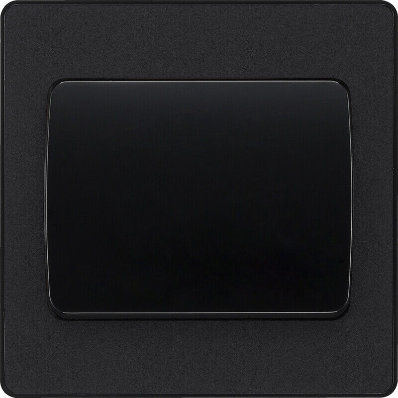 BG Evolve Matt Black Screwless Switches & Sockets Black Inserts Full Range - Picture 18 of 33