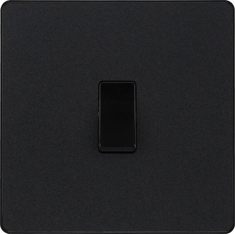 BG Evolve Matt Black Screwless Switches & Sockets Black Inserts Full Range - Picture 19 of 33