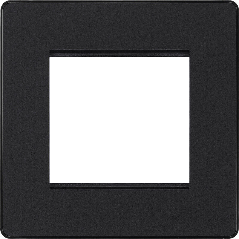 BG Evolve Matt Black Screwless Switches & Sockets Black Inserts Full Range - Picture 32 of 33