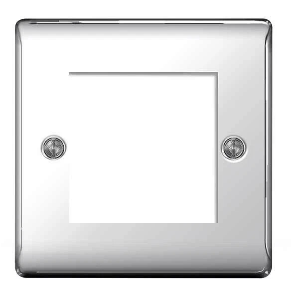 BG Nexus Polished Chrome White Euro Module HDMI TV SAT CAT5 CAT6 USB Data Socket - Picture 40 of 40