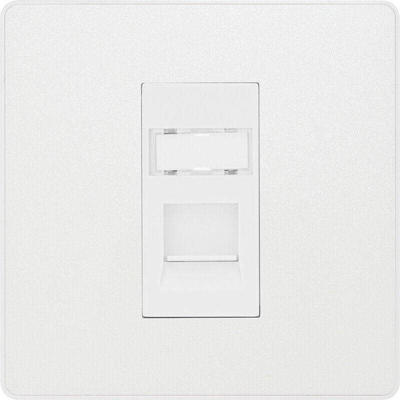 Interruptores y enchufes BG Evolve blanco nacarado sin tornillos gama completa - Imagen 40 de 50