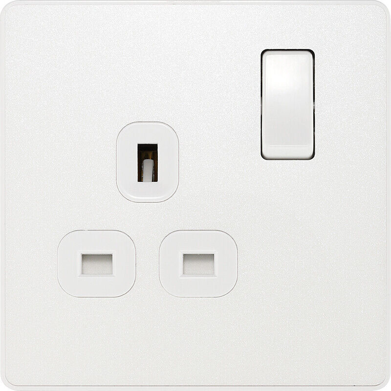 Interruptores y enchufes BG Evolve blanco nacarado sin tornillos gama completa - Imagen 14 de 50