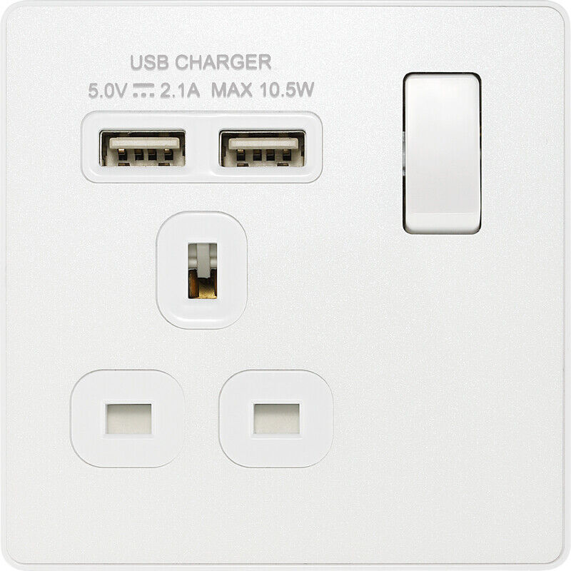Interruptores y enchufes BG Evolve blanco nacarado sin tornillos gama completa - Imagen 13 de 50