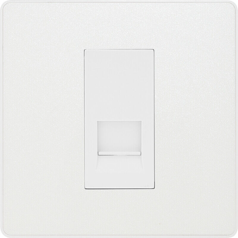 Interruptores y enchufes BG Evolve blanco nacarado sin tornillos gama completa - Imagen 36 de 50