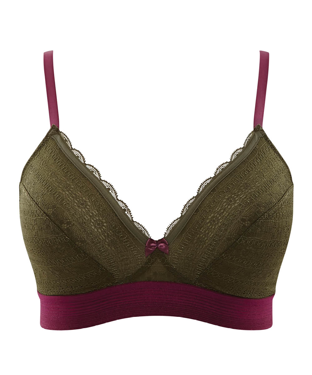 Panache Bra Cleo Lyzy Triangle Bralette 9766 Stretch Non Wired Soft Cup Lingerie - Picture 21 of 32