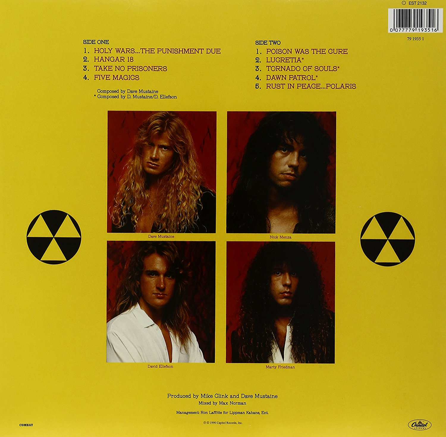 MEGADETH Rust In Peace LP Vinyl ReIssue NEW 2008 eBay