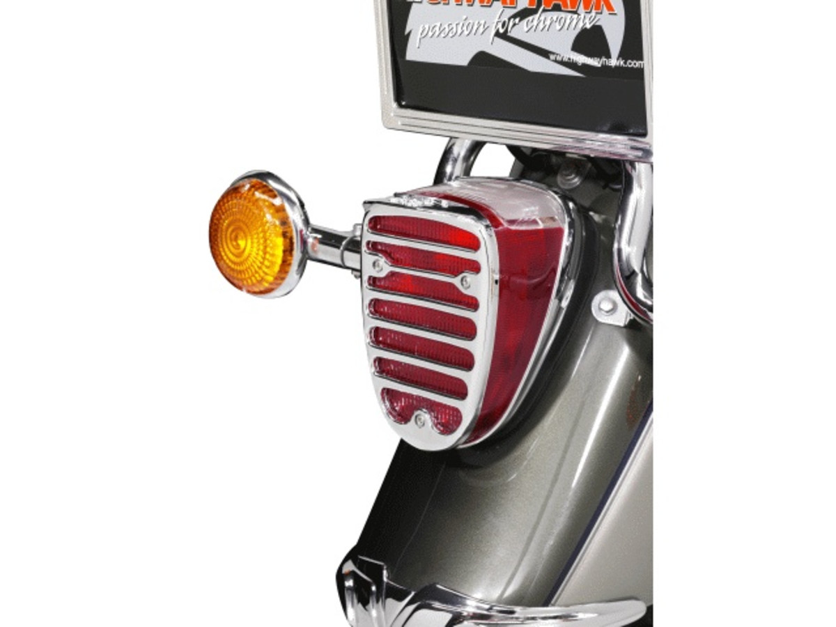 ハイウェイホーク　テールランプカバー　xv1600 ロードスター、ドラッグスター ハイウェイホークテールランプカバーxv1600 ロードスター