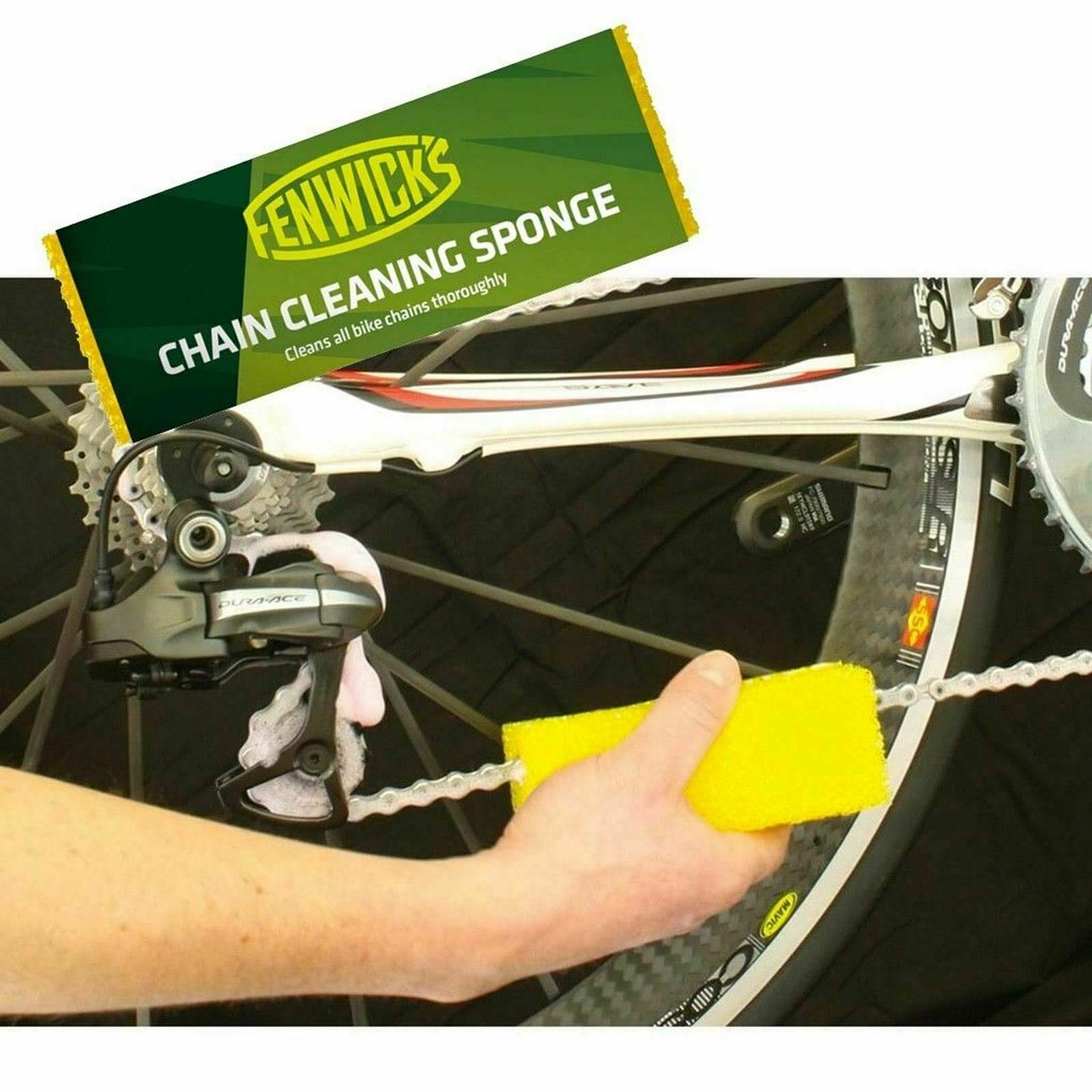 Fenwicks Bike Chain Cleaning Sponge MTB, Bicycle, Cycle Cleaner eBay