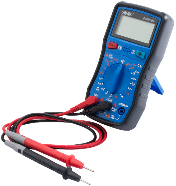 Draper 41817 Digital Multimeter Electrical Electronics Tester Testing