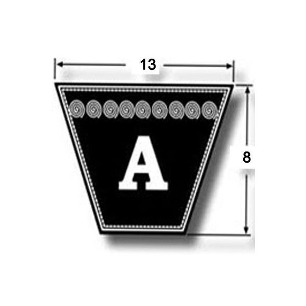 A84 Major Branded Vee V-Belt A 13x8mm 84/"